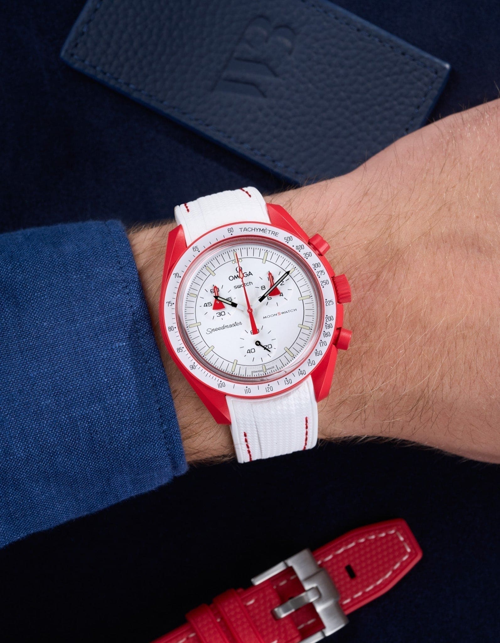 MoonSwatch Mission to Mars (Rubber Strap) - OM Luxury