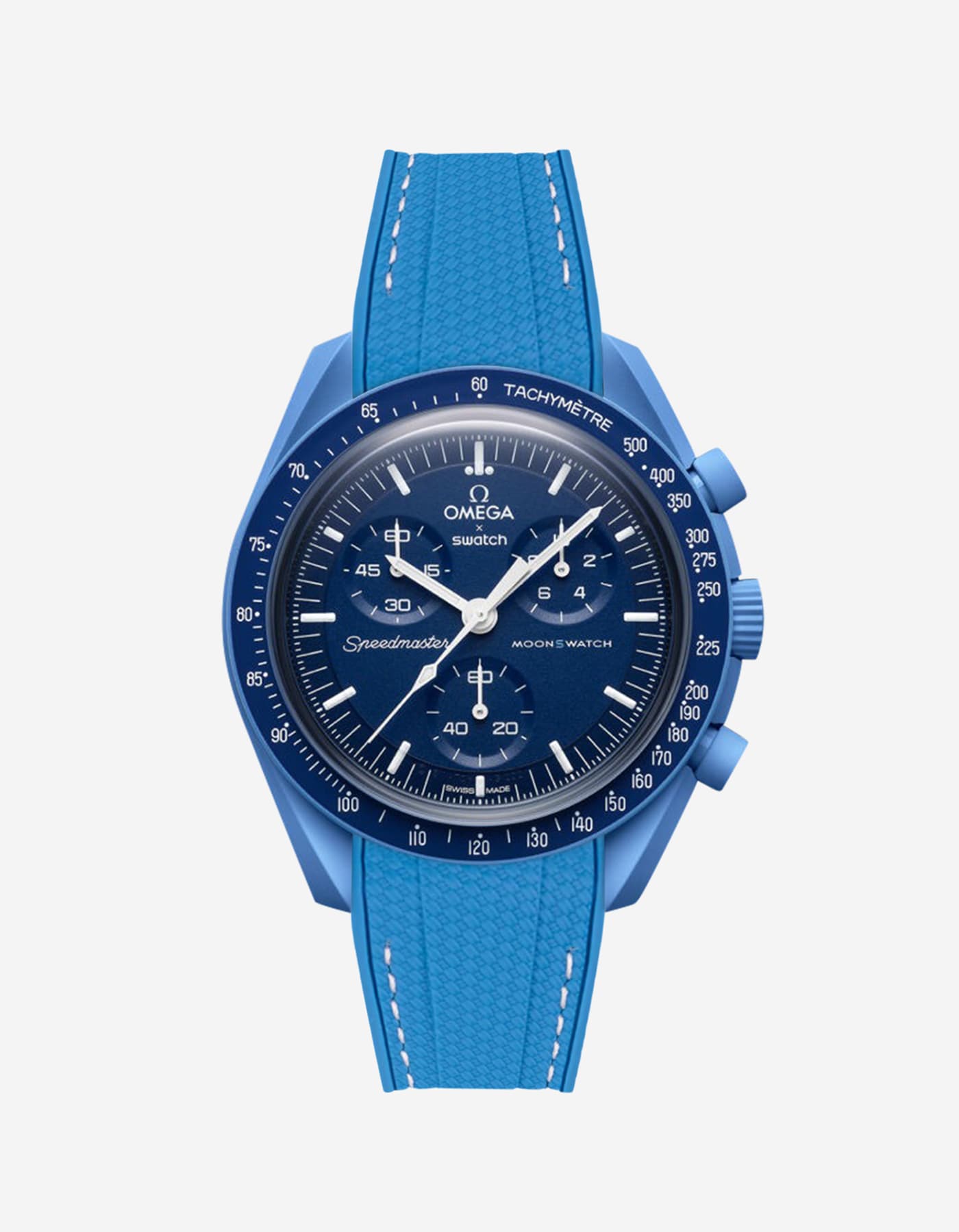 MoonSwatch Mission to Neptune (Rubber Strap) - OM Luxury